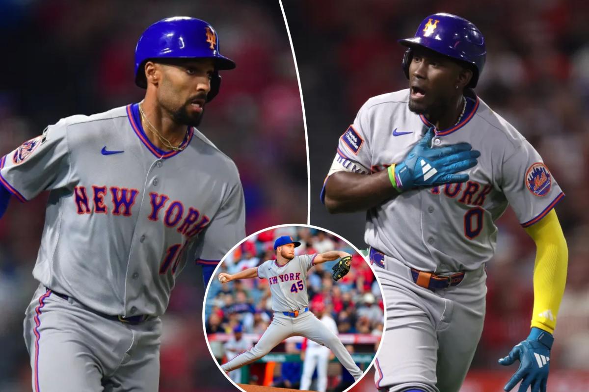 Ronny Mauricios late homer leads Mets past Angels | Sports News