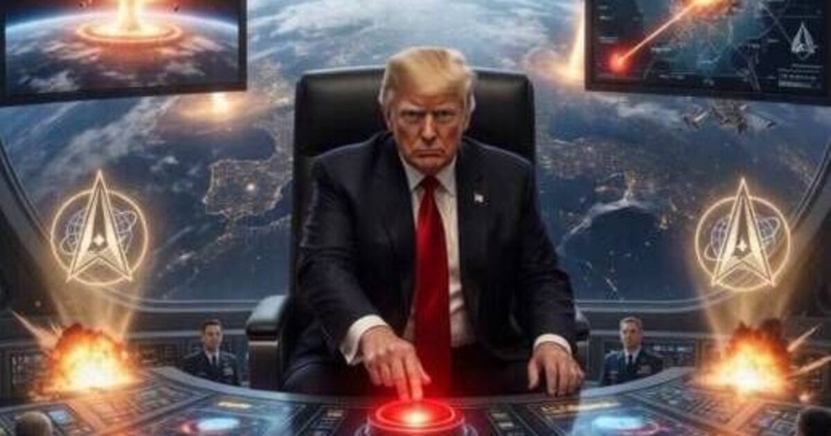 Trump posts AI image of himself hitting nuclear | Political News