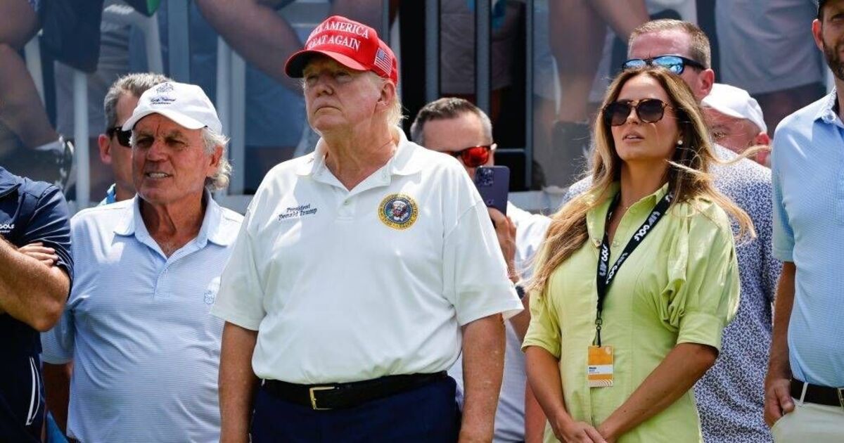 Trump spotted on golf course before rant at | Golf News