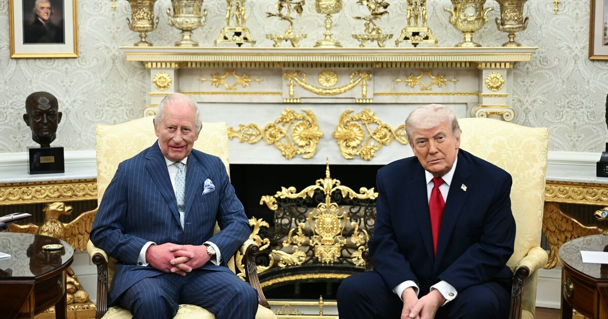 King Charles hosted in Trumps tacky gold decor | Political News