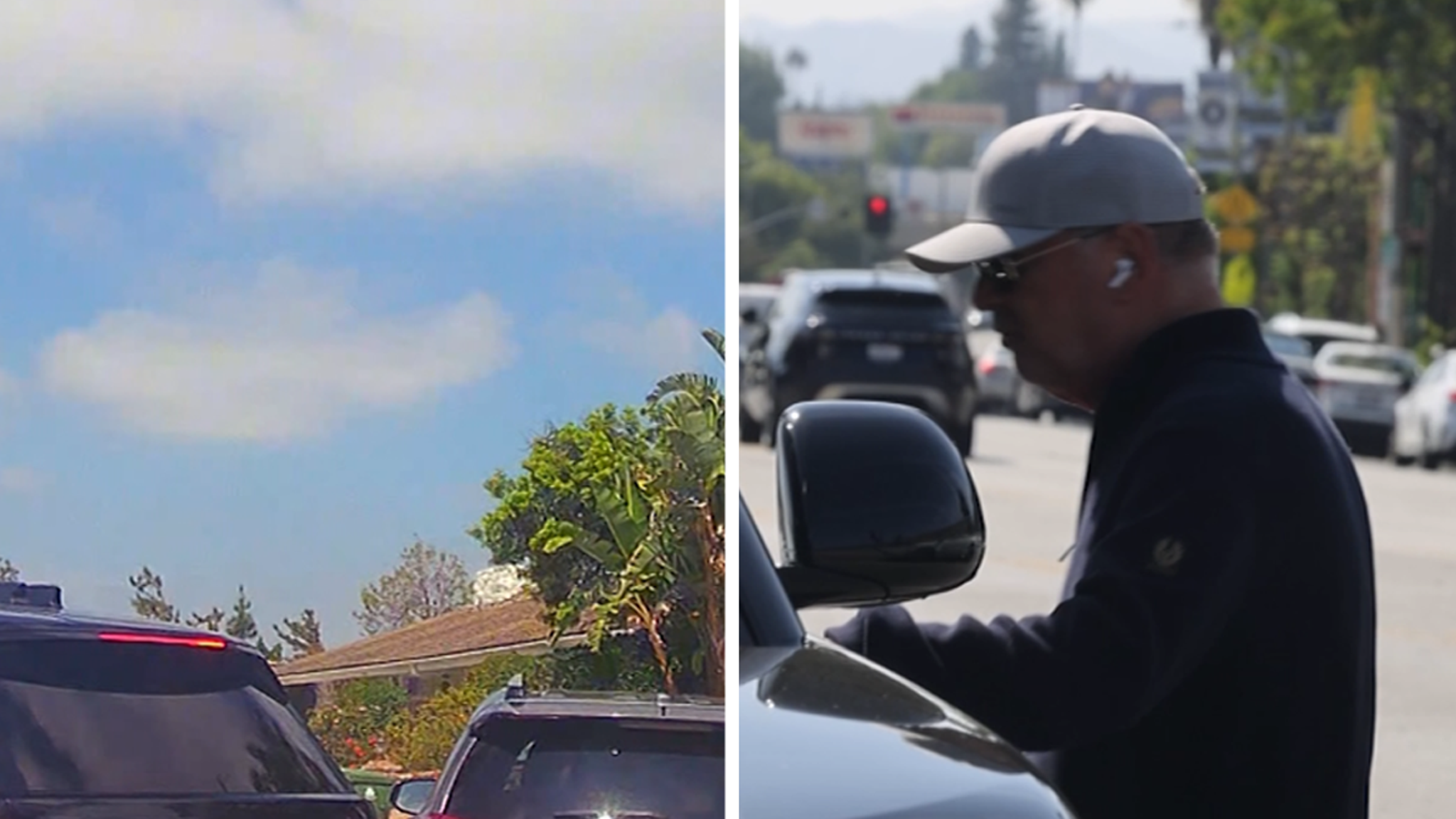 PK Kemsley's Range Rover Hits Car in L.A.,