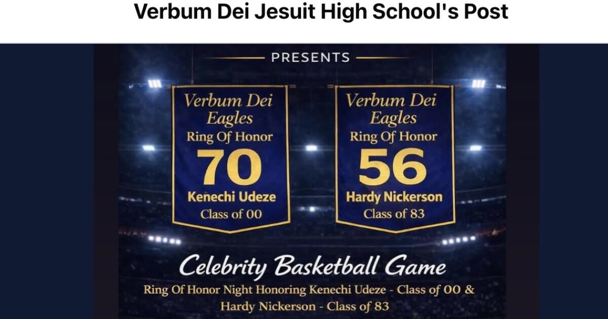 Prep talk: Verbum Dei set to honor Kenechi Udeze