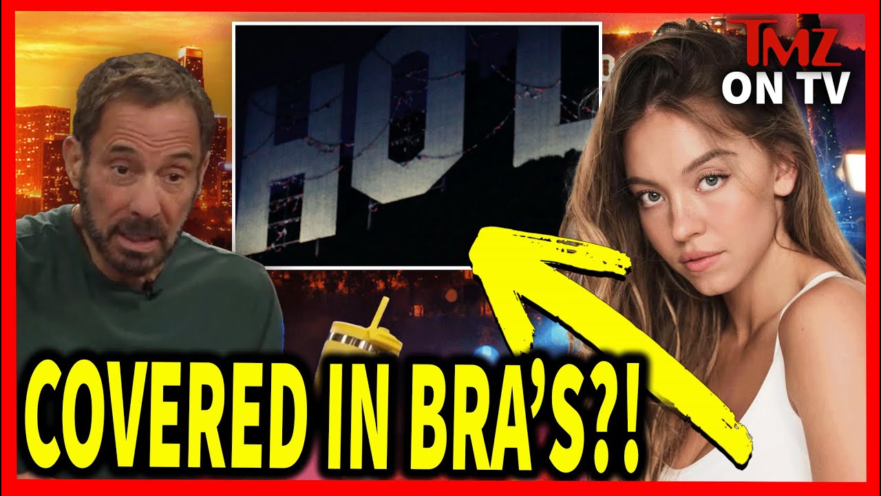 Sydney Sweeney Covers Hollywood Sign In BRAS?! |