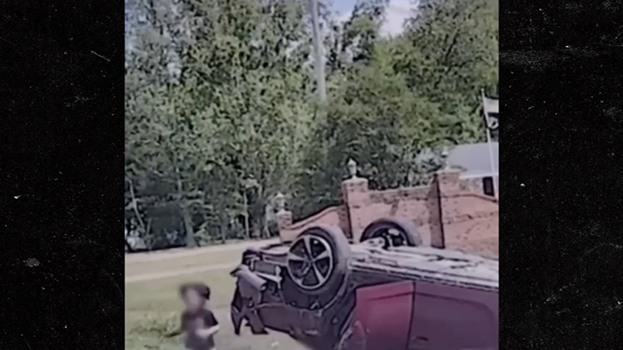 Toddler Escapes Mom's Rollover Car Crash In