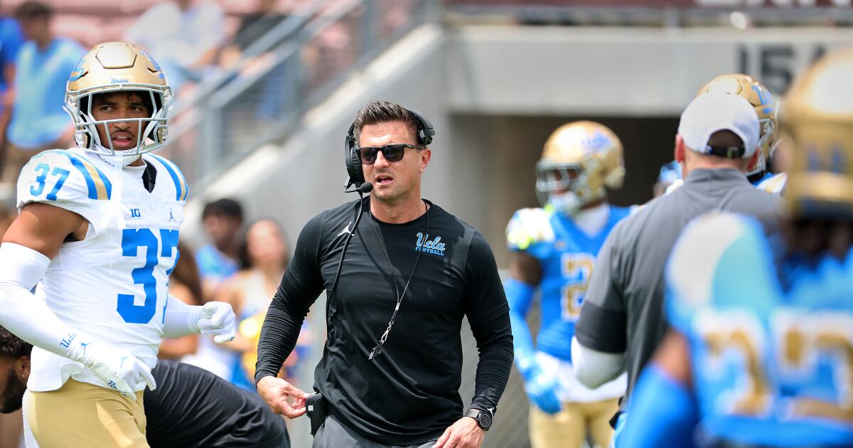 UCLA coach Bob Chesney restores Bruins festive