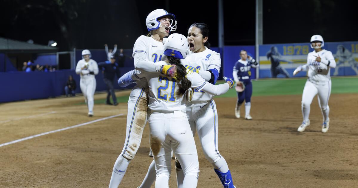UCLA surrenders 10 runs in an inning, rallies to