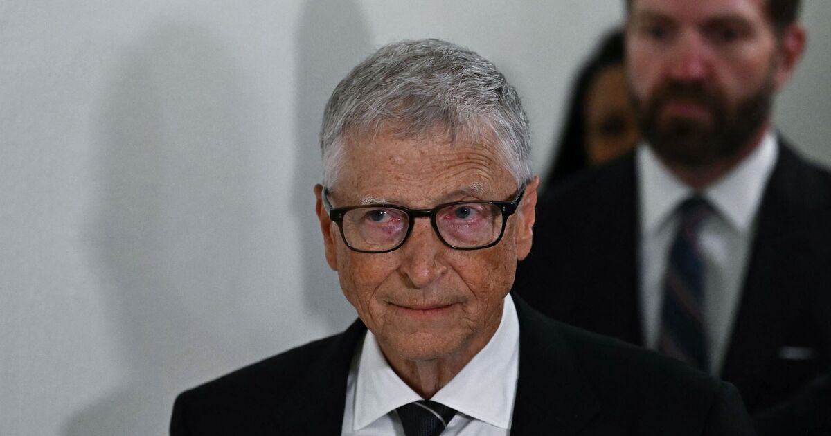 Bill Gates heckled by protestors yelling 'god sees | Political News