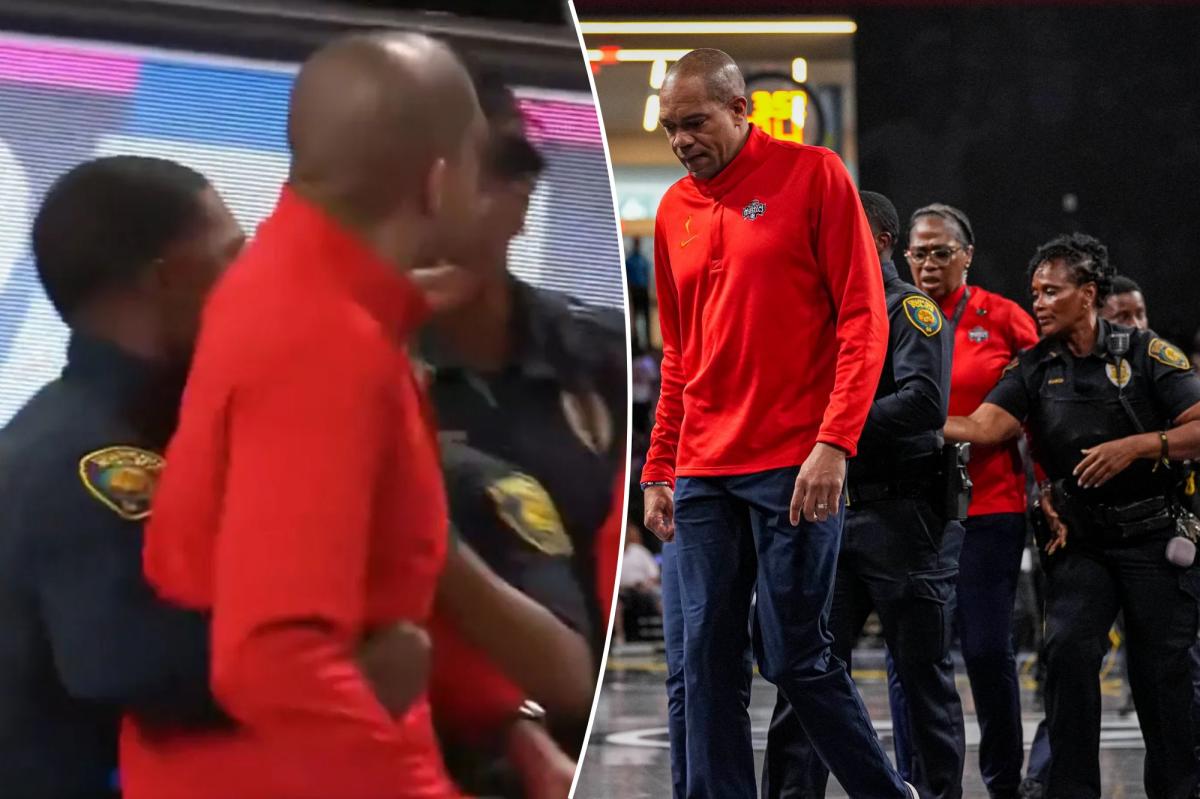 Cops escort Mystics coach Sydney Johnson off court | Sports News