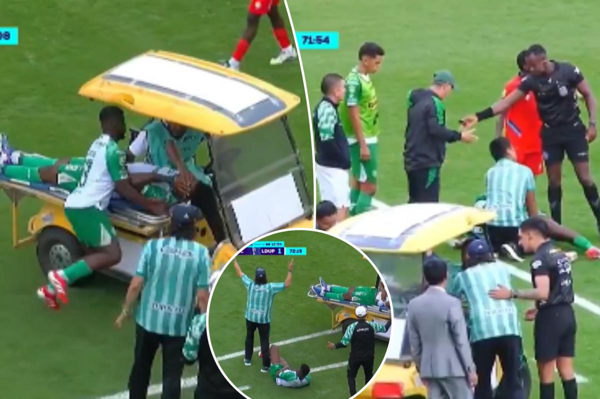 Ecuadorian soccer player collides with medical | Sports News