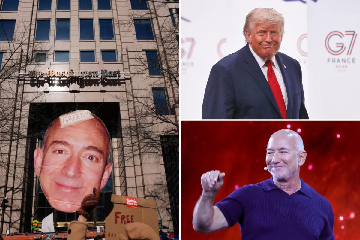 Jeff Bezos told Trump the Washington Post was his | Gossip Wire