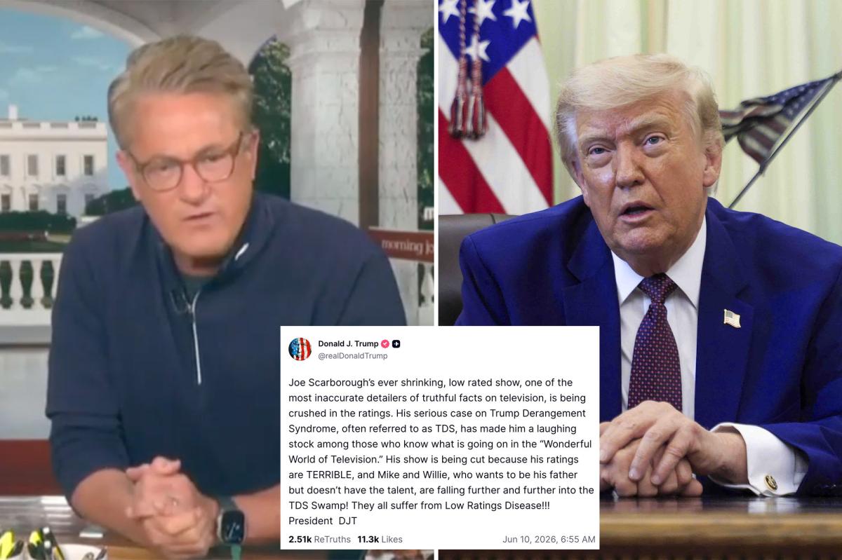 'Morning Joe' Scarborough cracks up over Trump’s | Gossip Wire