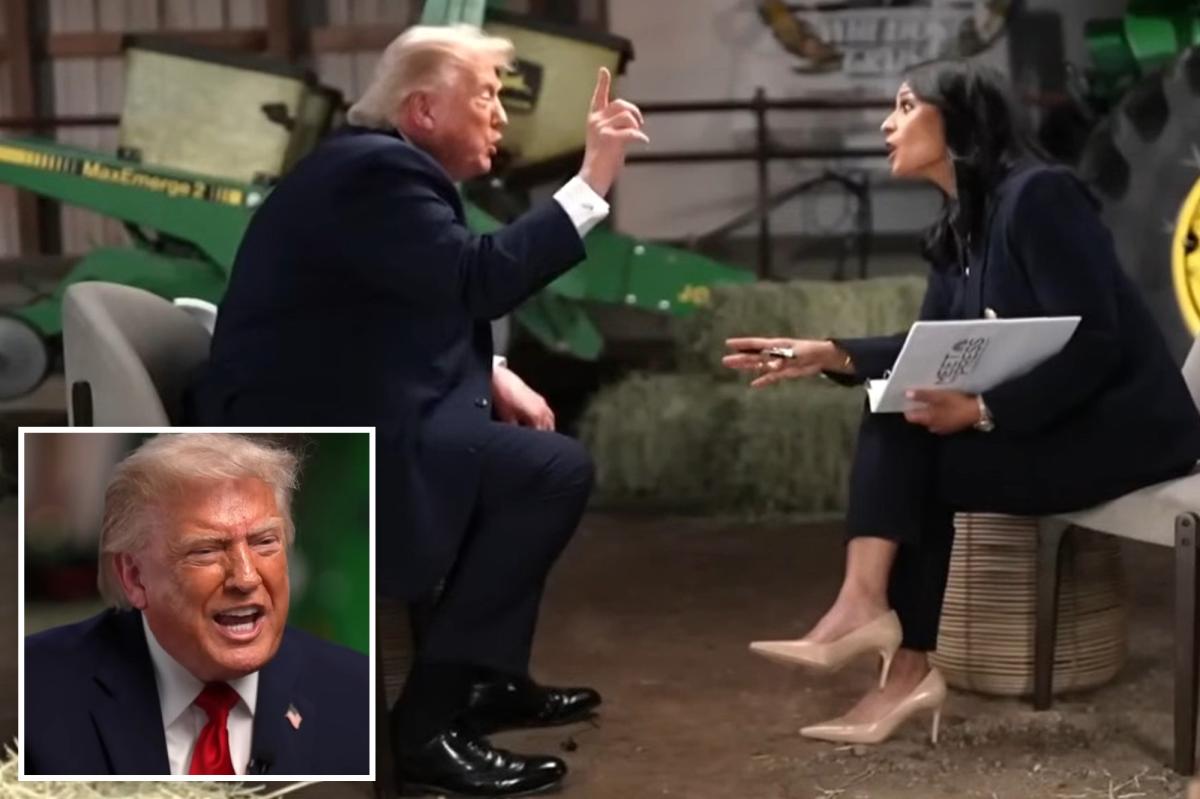 Trump stroms off 'Meet The Press' interview after | Gossip Wire