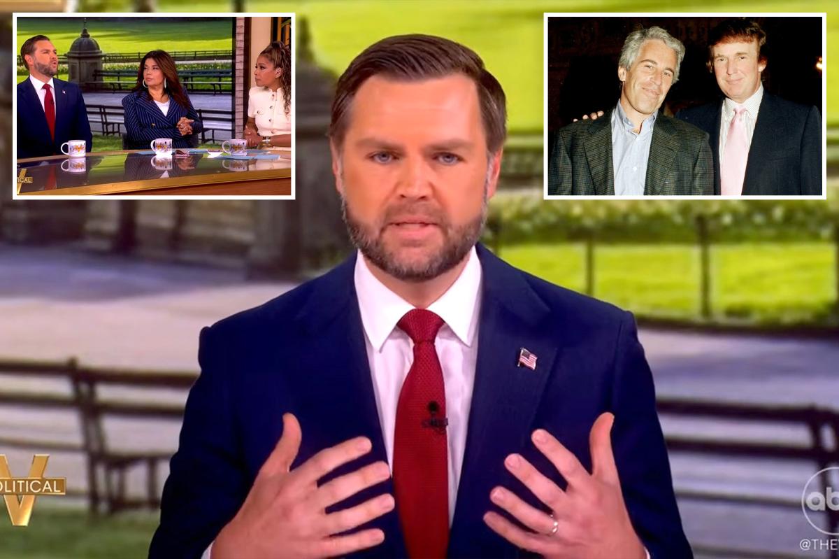 Vance tells 'The View' he's an Epstein 'conspiracy | Gossip Wire