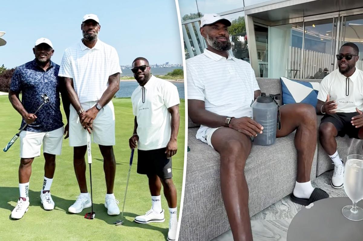 LeBron James' surprise golf outing with Draymond | Sports News