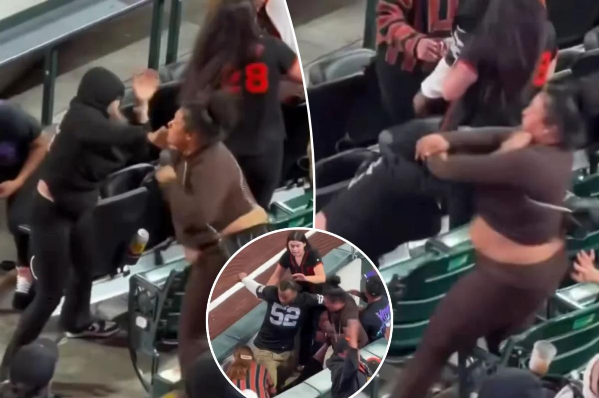 Violent fan brawl breaks out at Giants-Rockies | Sports News
