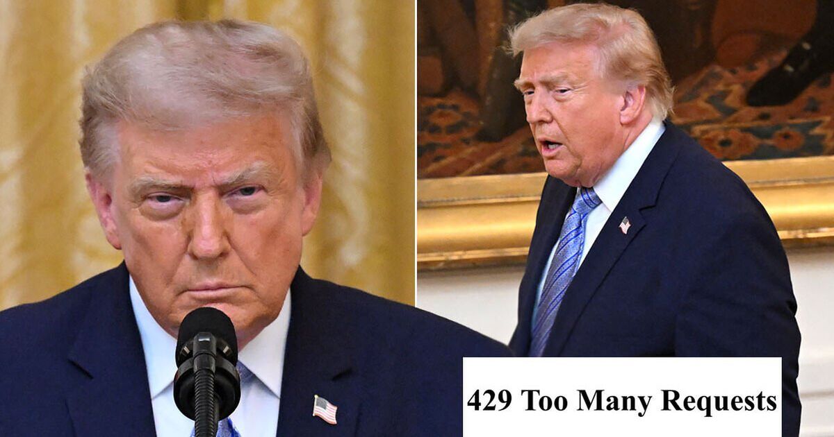 White House site crashes after Trump releases | Political News