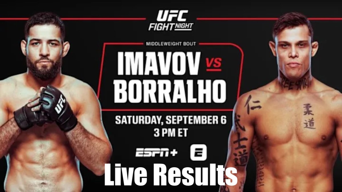 UFC Paris: Imavov vs. Borralho live results and