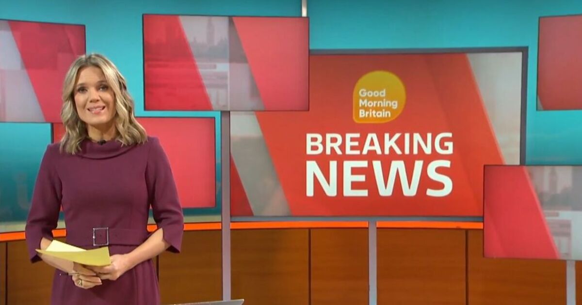 GMB interrupted as Charlotte Hawkins issues tragic | UK News