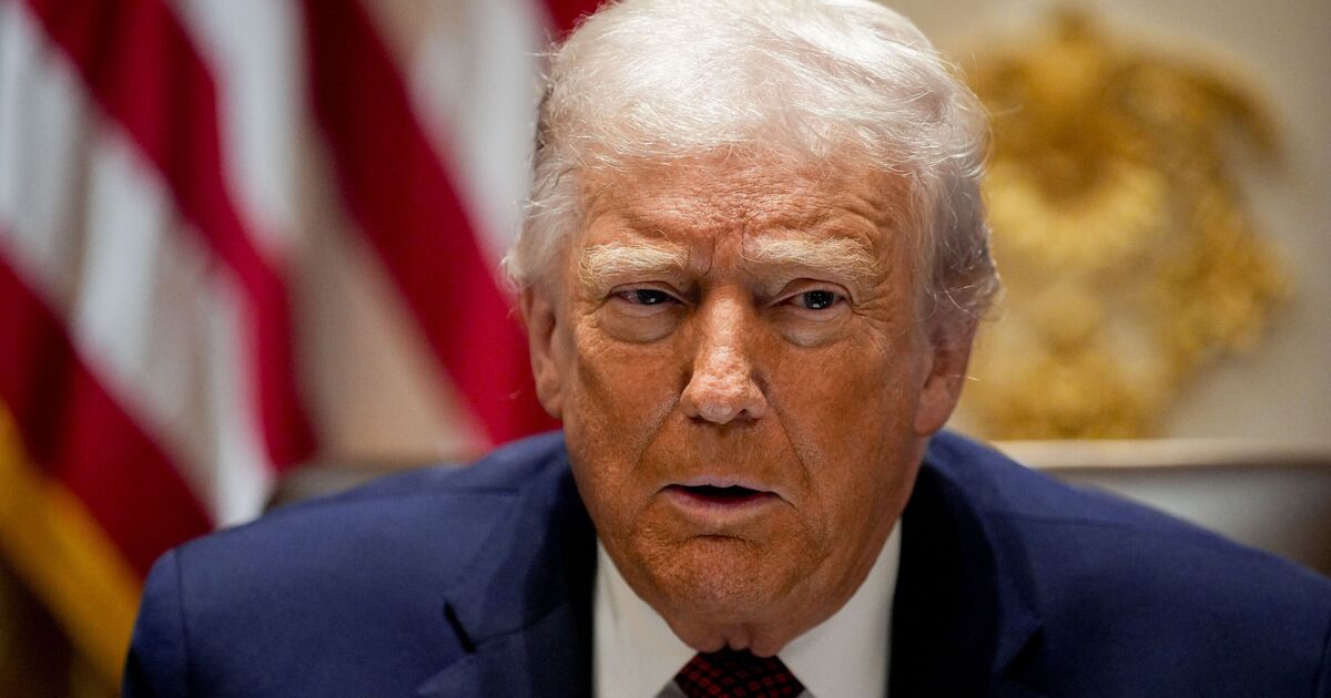 Donald Trump's concerning two-word comment caught